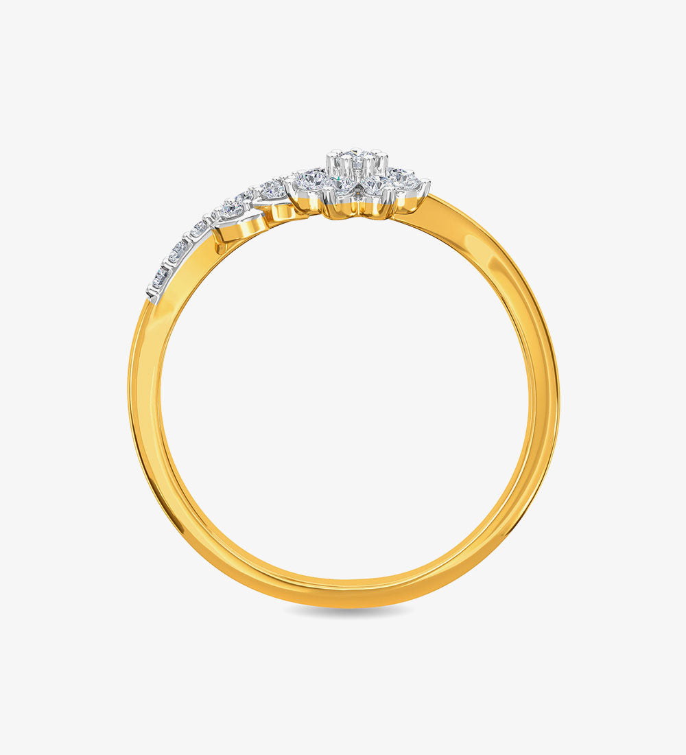 Rings - The Tepo 18kt Diamond Yellow Gold Ring -