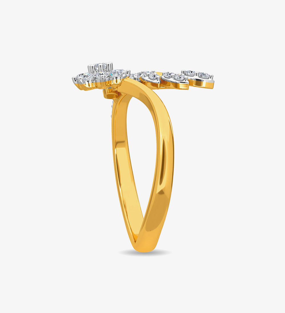 Rings - The Tepo 18kt Diamond Yellow Gold Ring -