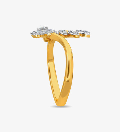 Rings - The Tepo 18kt Diamond Yellow Gold Ring -