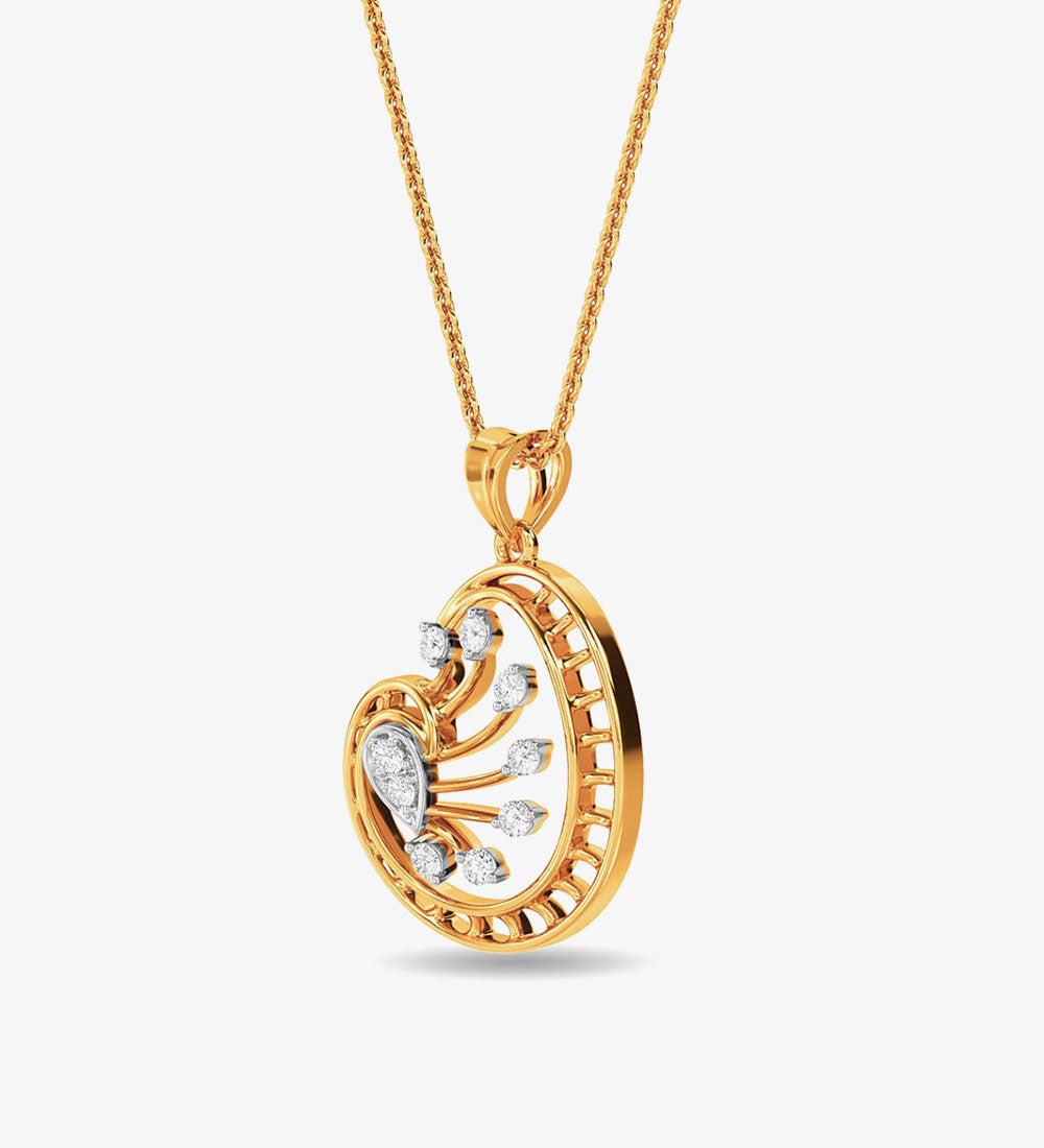 Accessories - Beautiful Lohan Pendant From Kisna Yellow Gold -