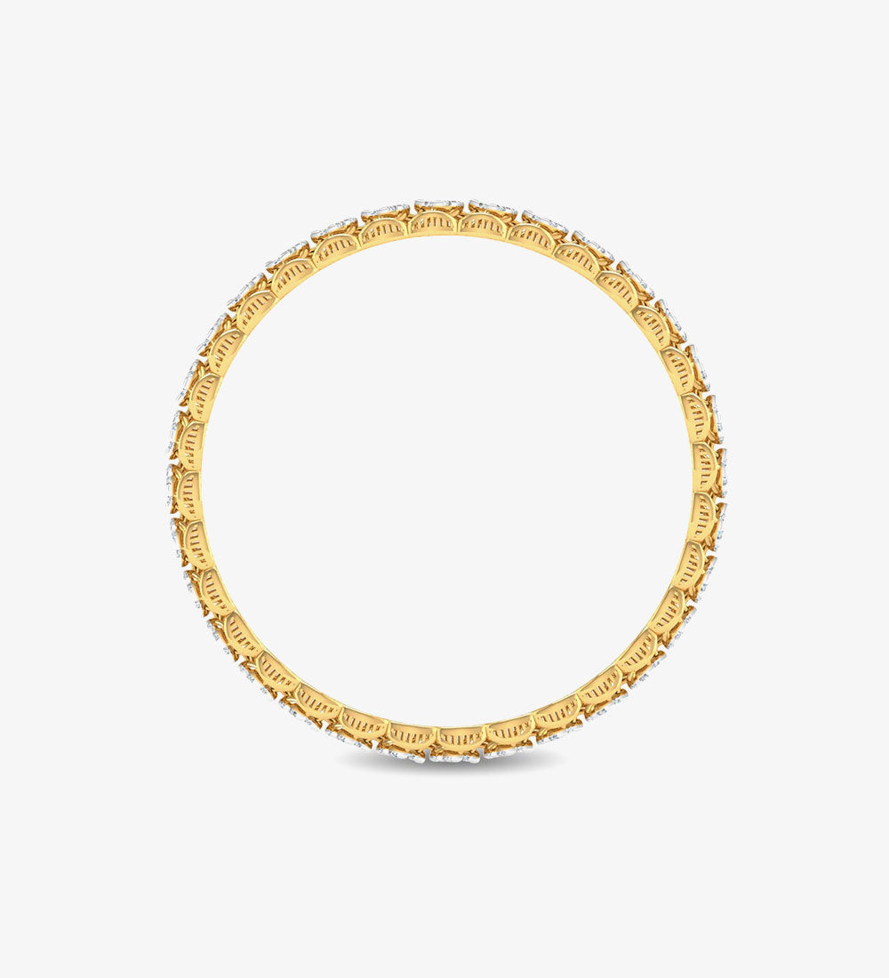 bracelet - Exquisite Dual Jewel Diamond Danglers -