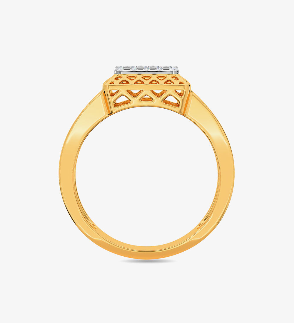 bracelet - Casual Thomas Diamond Ring Yellow Gold -