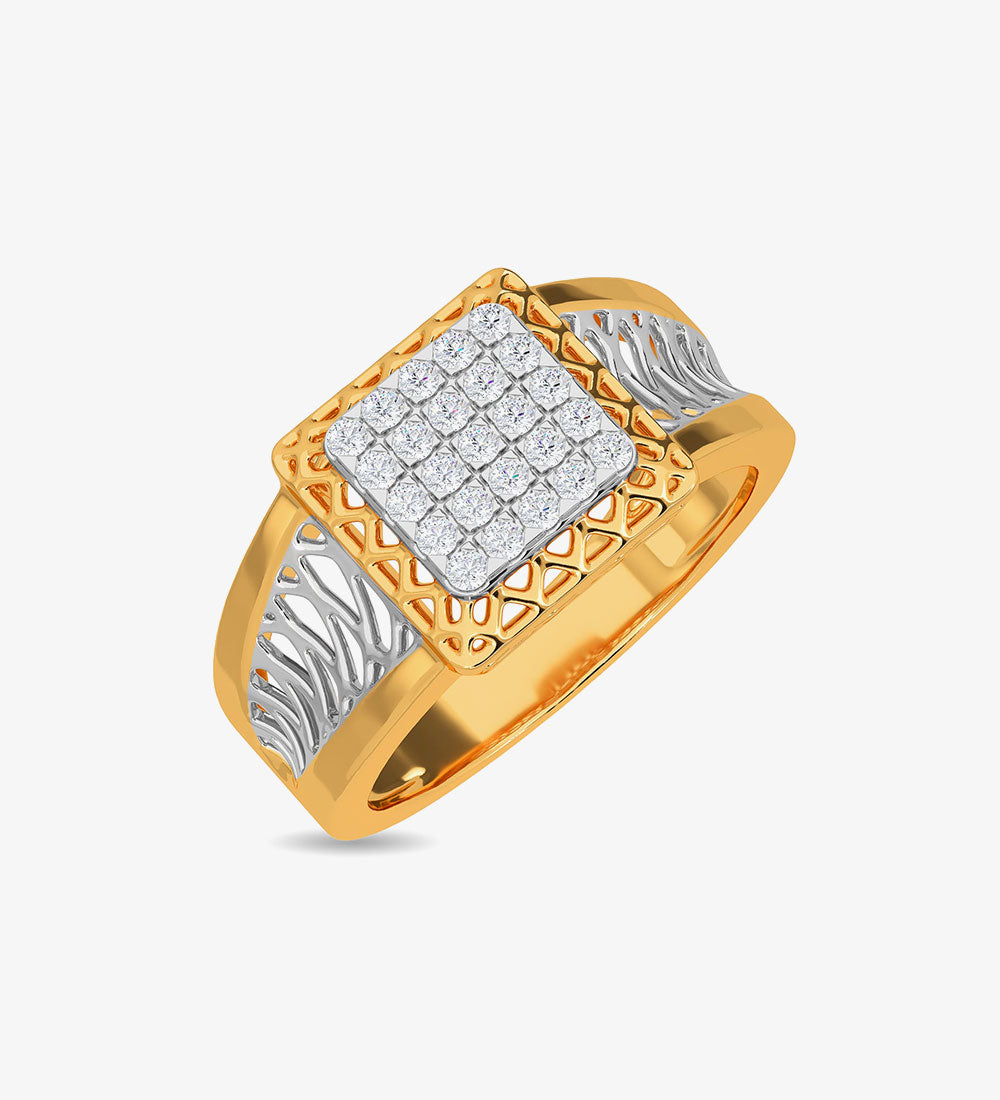 bracelet - Casual Thomas Diamond Ring Yellow Gold - gold