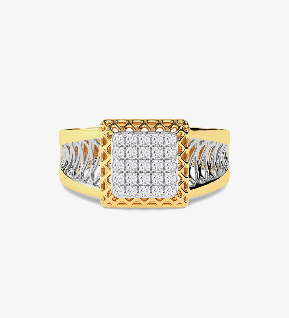 bracelet - Casual Thomas Diamond Ring Yellow Gold -