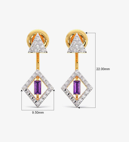 Pendant - New Aathviha Gold Diamond Stud Earrings -