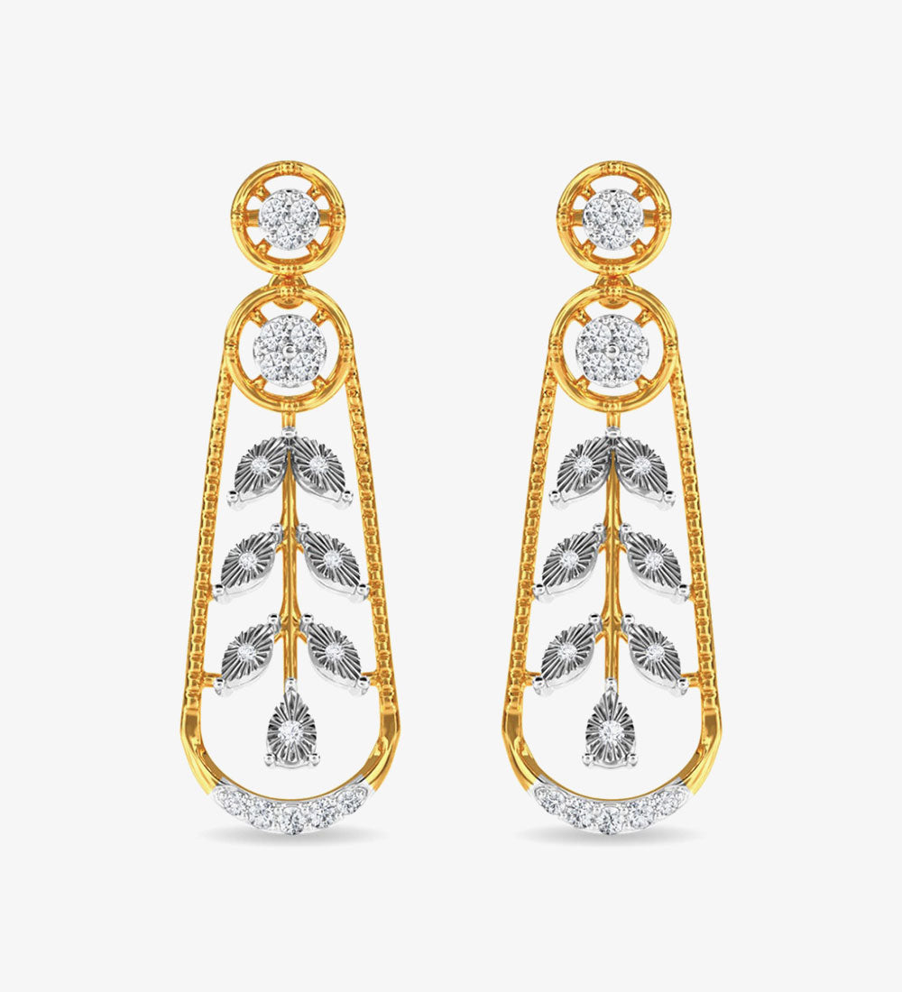 Gold - Traci Diamond Necklace Set Rose Gold - gold