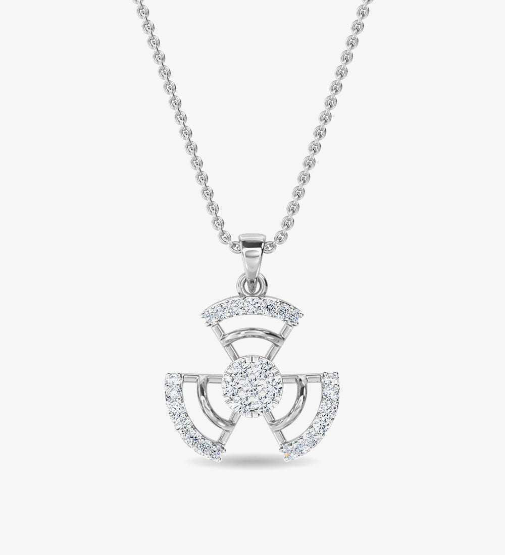 Pendant - Diamond Ed Pendant Yellow Gold / 14KT - darkgray